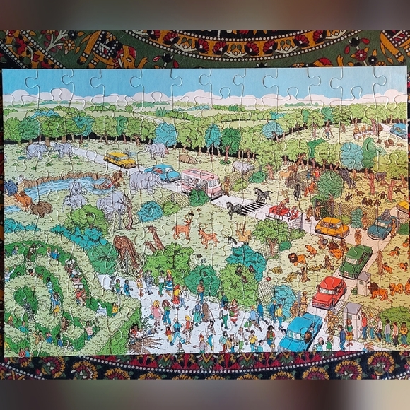 1989 Where's Waldo? Safari Park puzzle - Picture 6 of 8